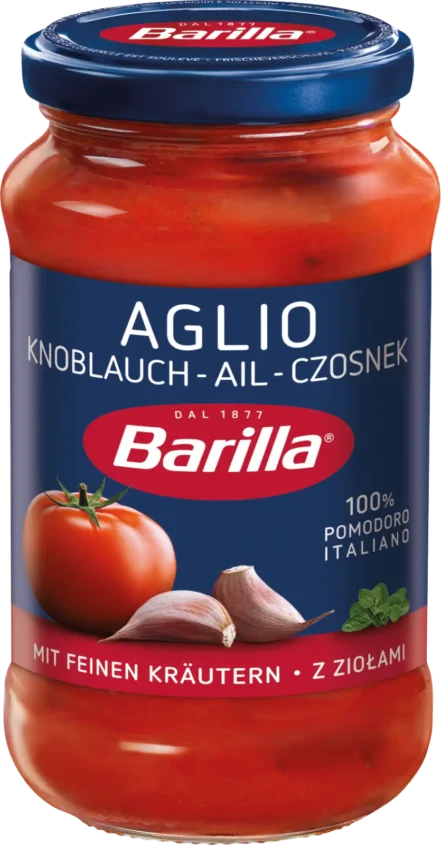 Barilla Tomatensauce mit Knoblauch 400g
