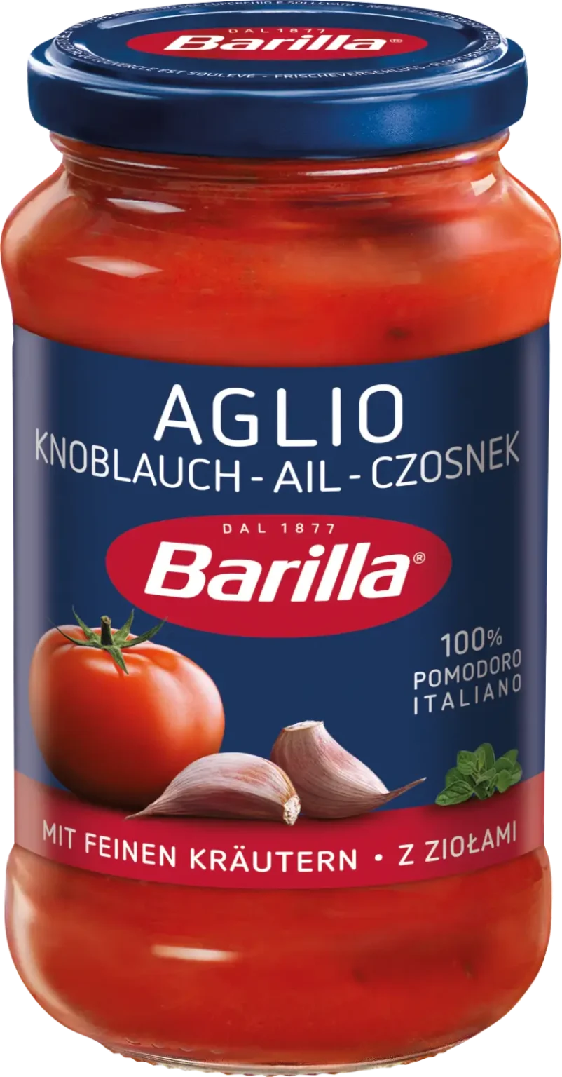 Barilla Tomatensauce mit Knoblauch 400g