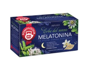 Pompadour Kräutertee Schlafkräutertee mit Melatonin 20 Beutel 36g