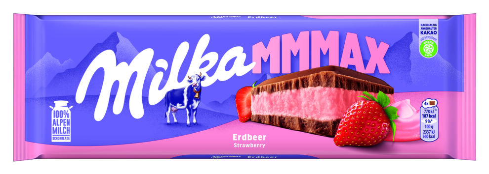Milka MMMAX Erdbeere 300g