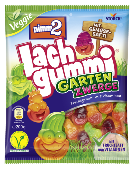 nimm2 Lachgummi Gartenzwerge (Vegan) 200g
