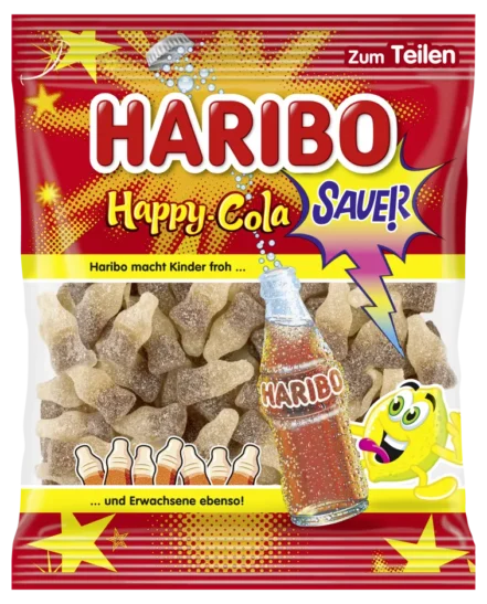 Haribo Happy Cola Sauer 175g