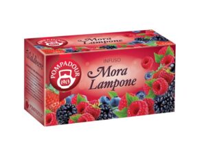 Pompadour Früchtetee Brombeeren und Himbeeren20 Beutel 60g