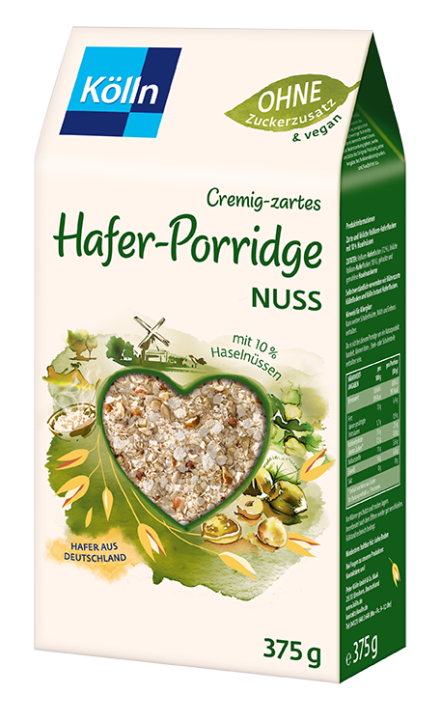 Kölln Hafer-Porridge Nuss 375g