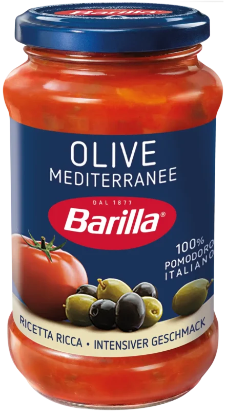 Barilla Tomatensauce mit Oliven 400g