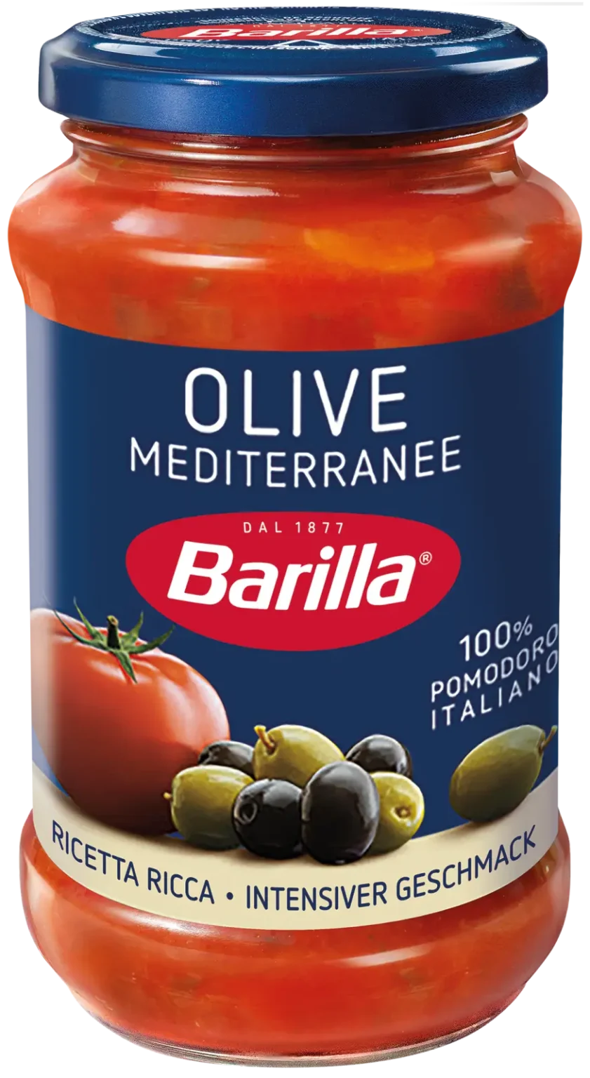 Barilla Tomatensauce mit Oliven 400g