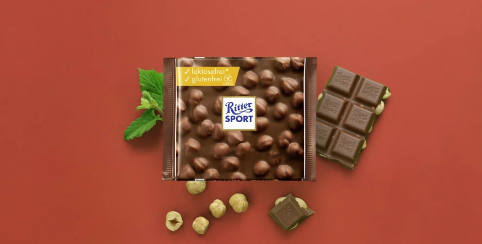 Rittersport Vollnuss Laktosefrei und Glutenfrei 100g