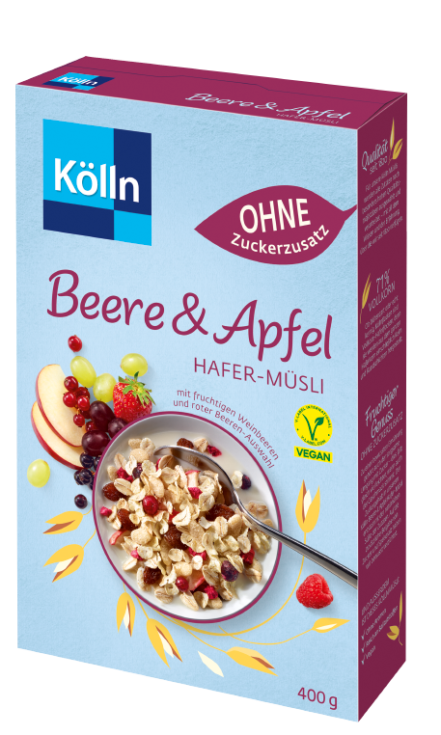 Kölln Müsli Beeren und Apfel 400g