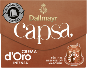 Dallmayr Kaffee Capsa Crema d´Oro Intensa Kapseln 10 Stück 56g