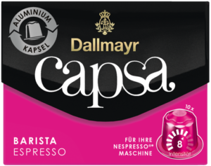 Dallmayr Kaffee Capsa Barista Kapseln 10 Stück 56g