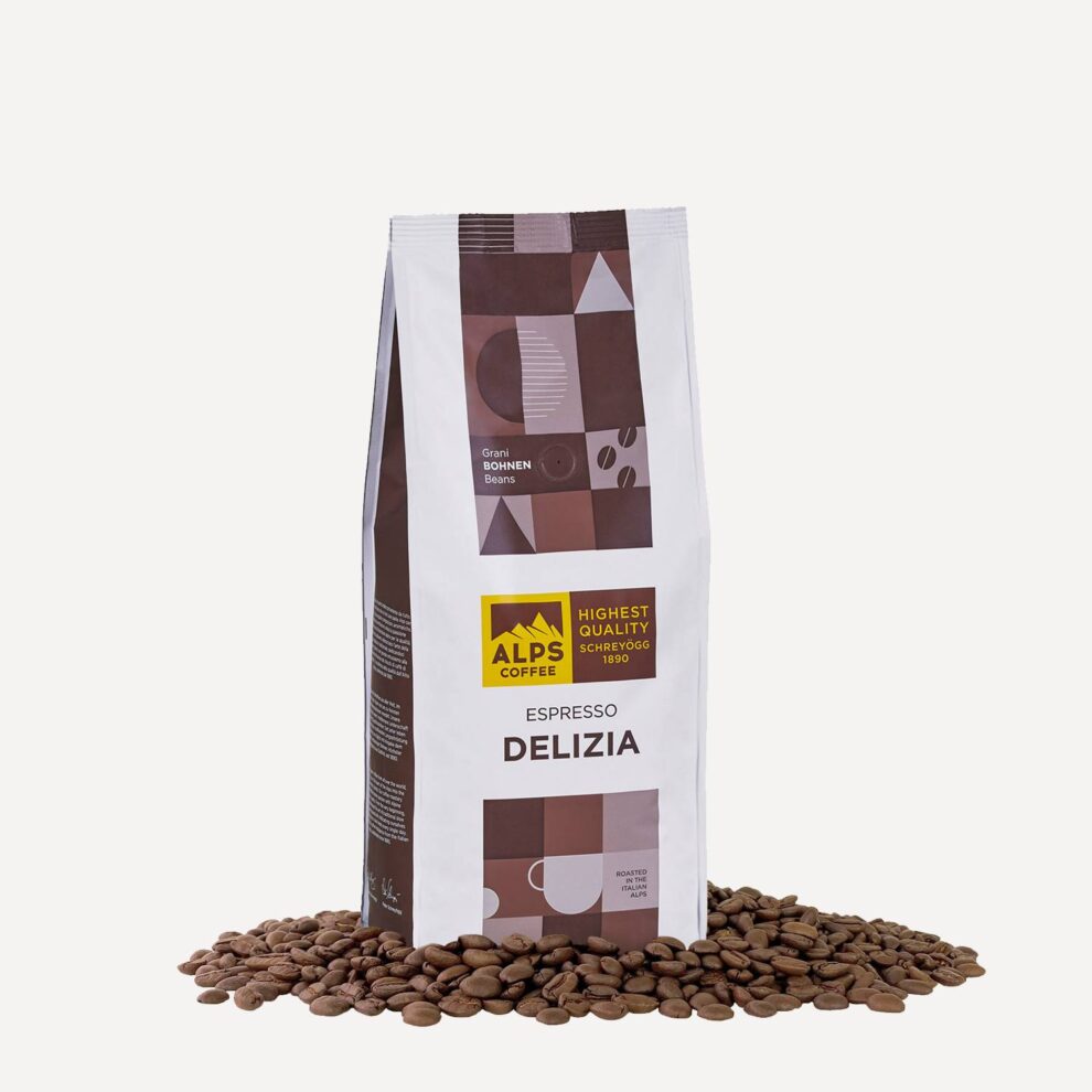 Alpscoffee Kaffee Espresso Delizia Bohnen 1kg