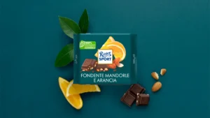 Rittersport Dunkel mit Mandel und Orange 100g