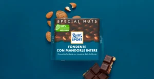 Rittersport Dunkle Schokolade mit ganzen Mandeln 100g