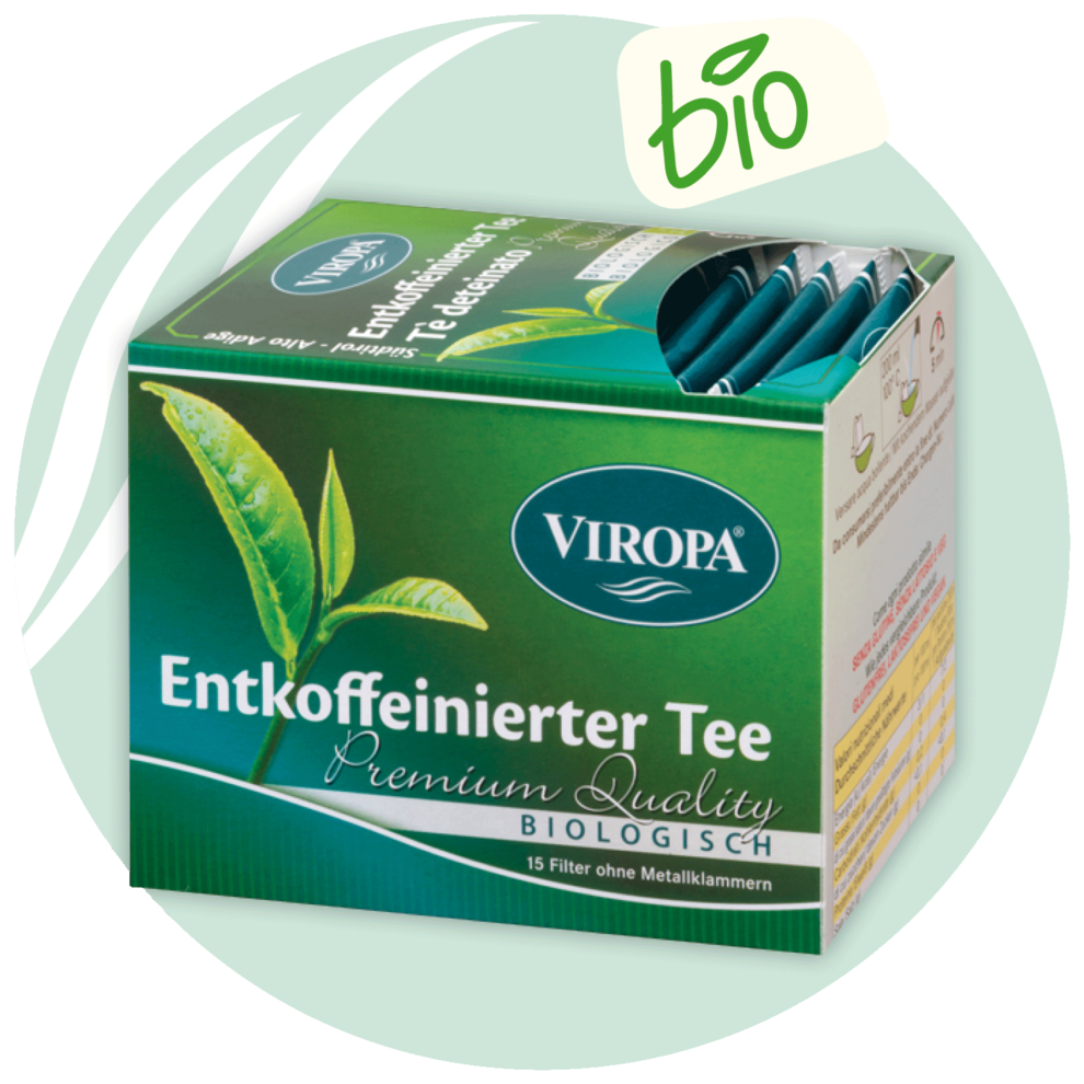 Viropa Bio-Kräutertee Entkoffeinierter Tee 15 Beutel 22,5g