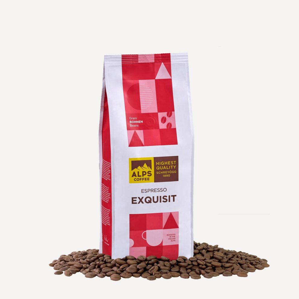 Alpscoffee Kaffee Espresso Exquist Bohnen 500g