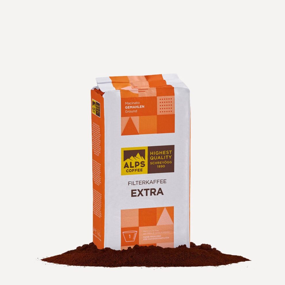 Alpscoffee Kaffee Extra Gemahlen 1kg