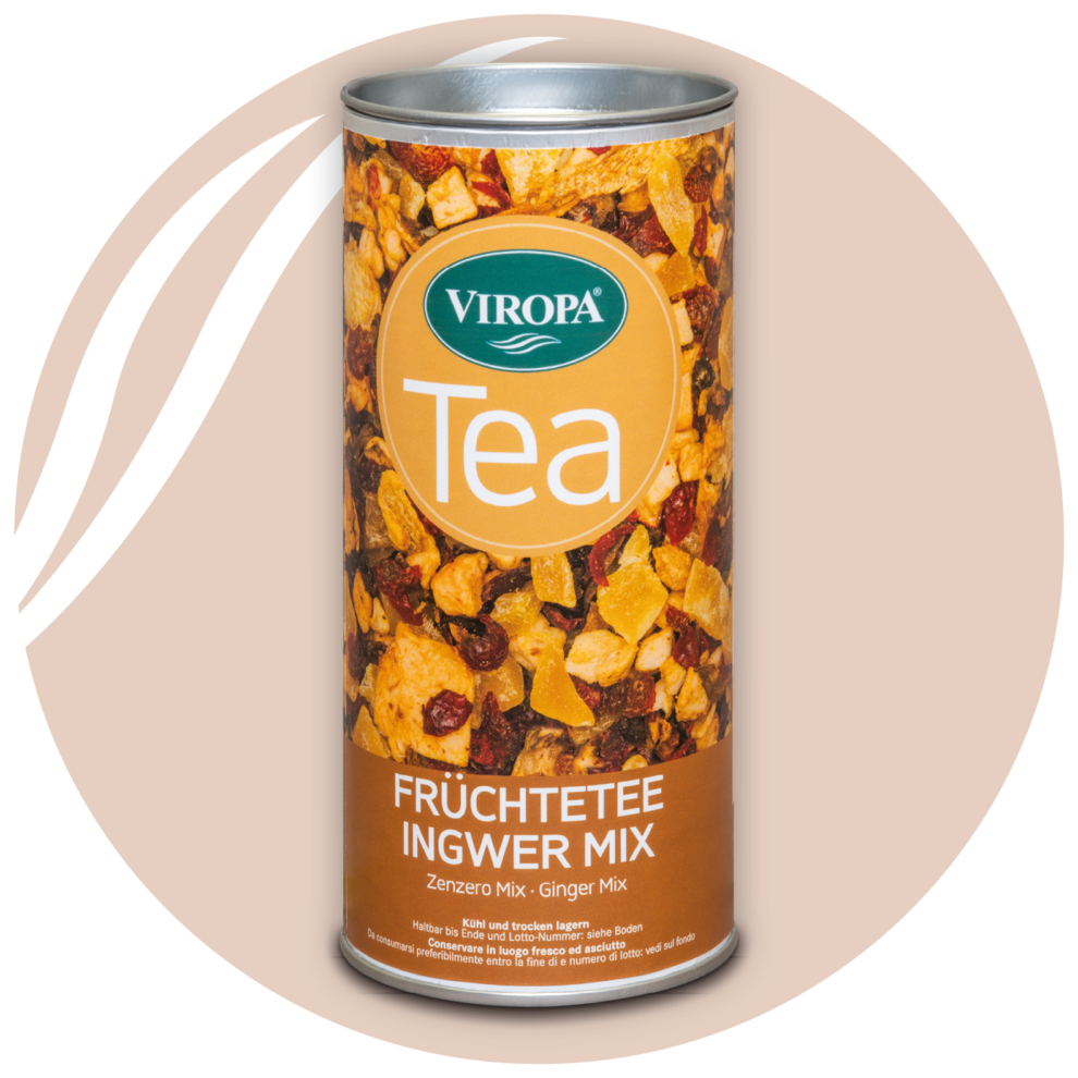 Viropa Früchtetee Ingwermix offen 75g