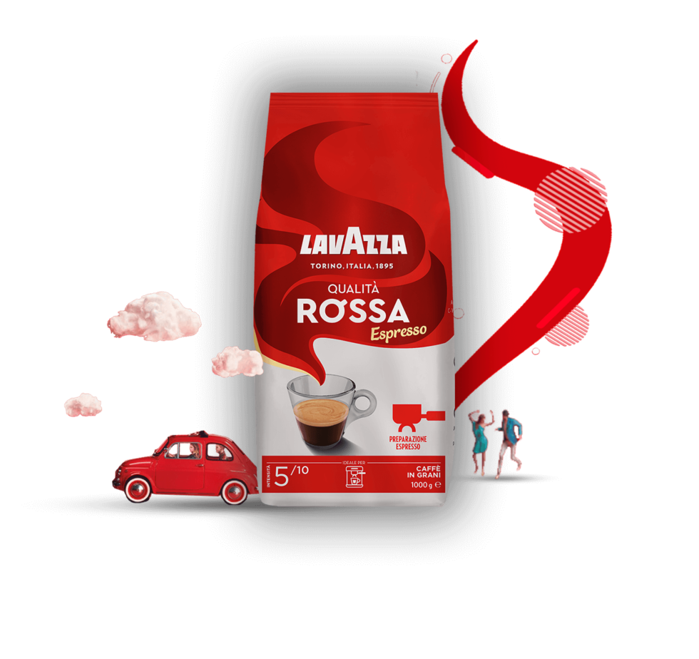 Lavazza Kaffee Espresso Rossa gemahlen 2x250g