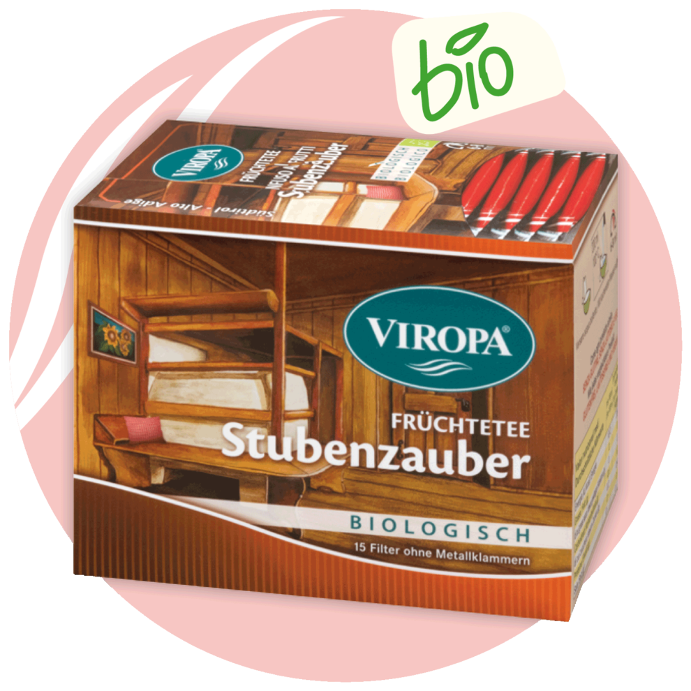 Viropa Bio-Früchtetee Stubenzauber 15 Beutel 36g