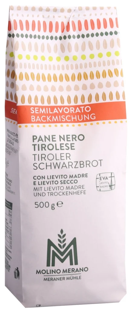 Meraner Mühle Backmischung Tiroler Schwarzbrot 500g