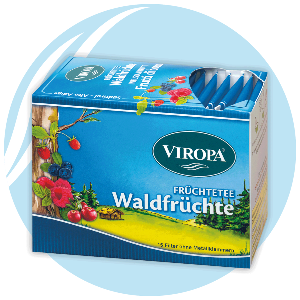 Viropa Früchtetee Waldfrüchte 15 Beutel 37,5g