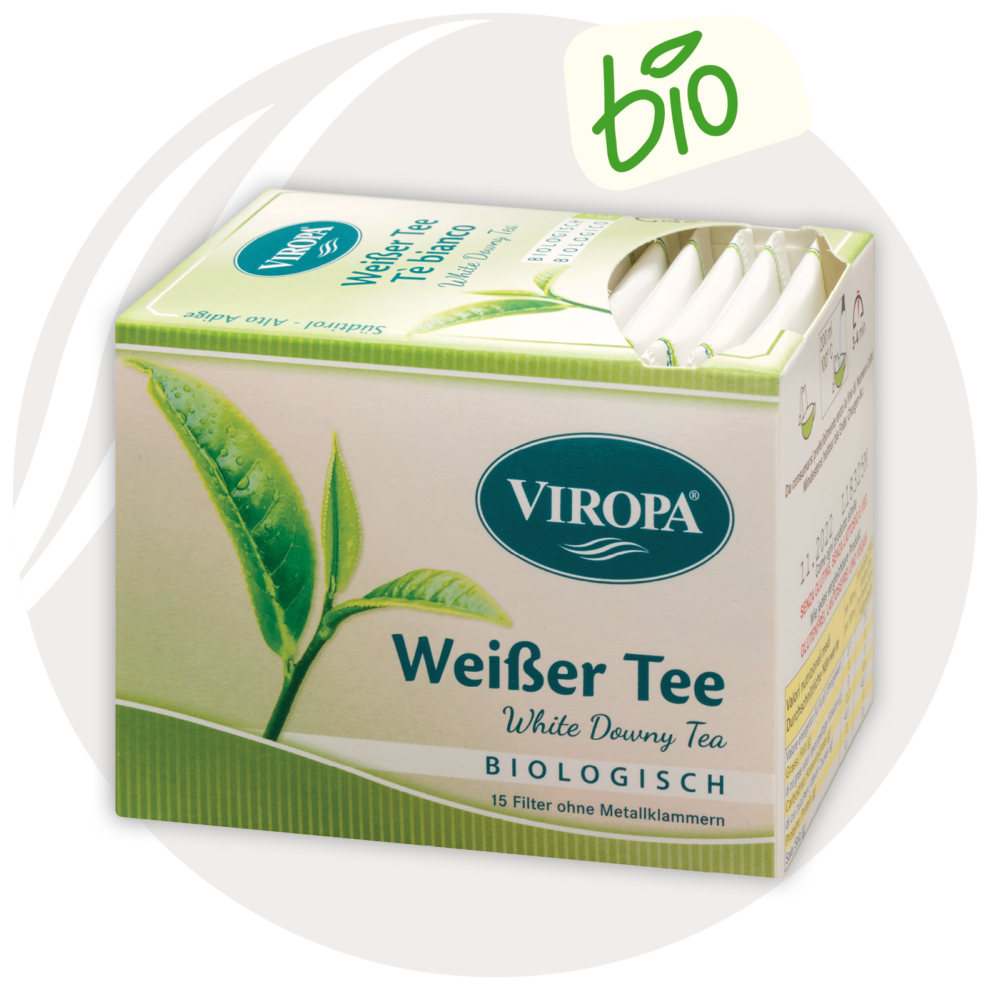 Viropa Bio-Kräutertee Weißer Tee 15 Beutel 27g