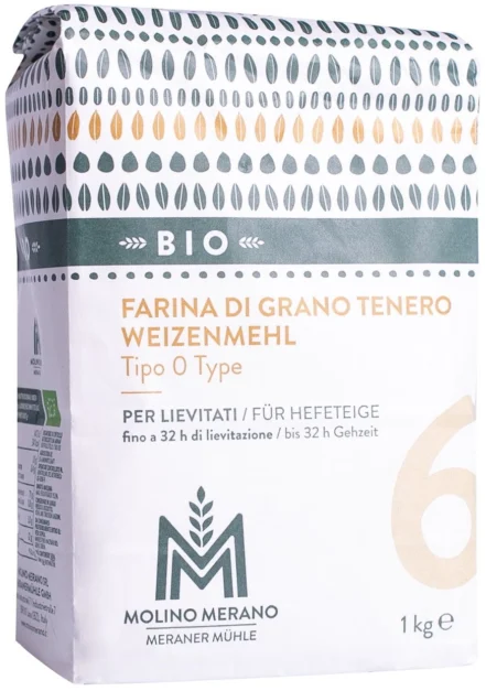 Meraner Mühle Bio Weizenmehl Type 0 Nr. 6