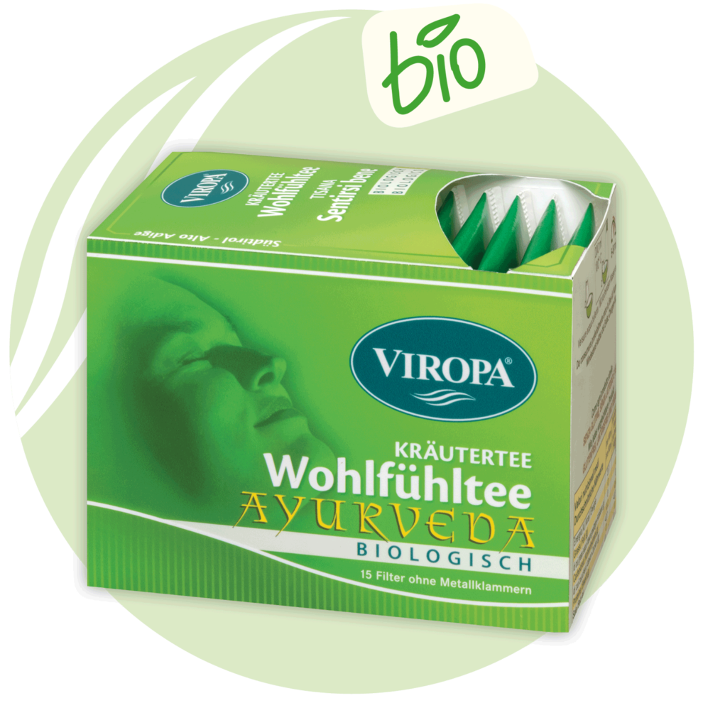 Viropa Bio-Kräutertee Wohlfühltee Ayurveda 15 Beutel 21g