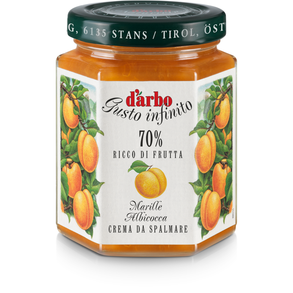 Dárbo Fruchtaufstrich Reich an Früchten 70% Marille 200g