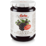 Dárbo Fruchtaufstrich Naturrein Brombeere mit Schwarze Johannisbeere (Passiert) 450g