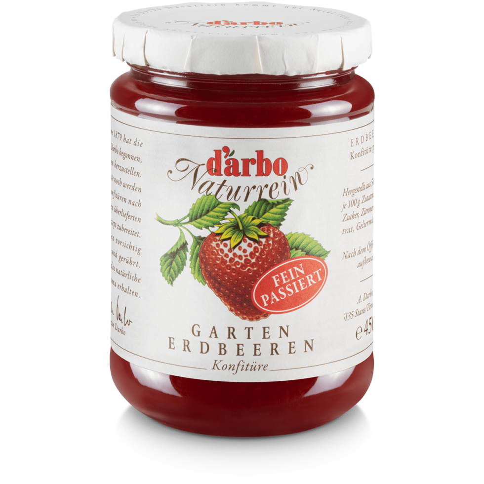 Dárbo Fruchtaufstrich Naturrein Erdbeere (Passiert) 450g
