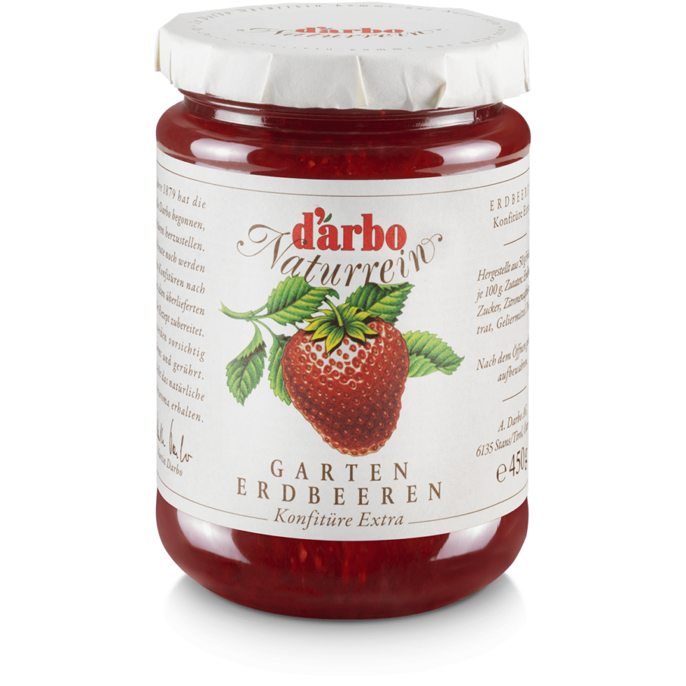 Dárbo Fruchtaufstrich Naturrein Erdbeere 450g