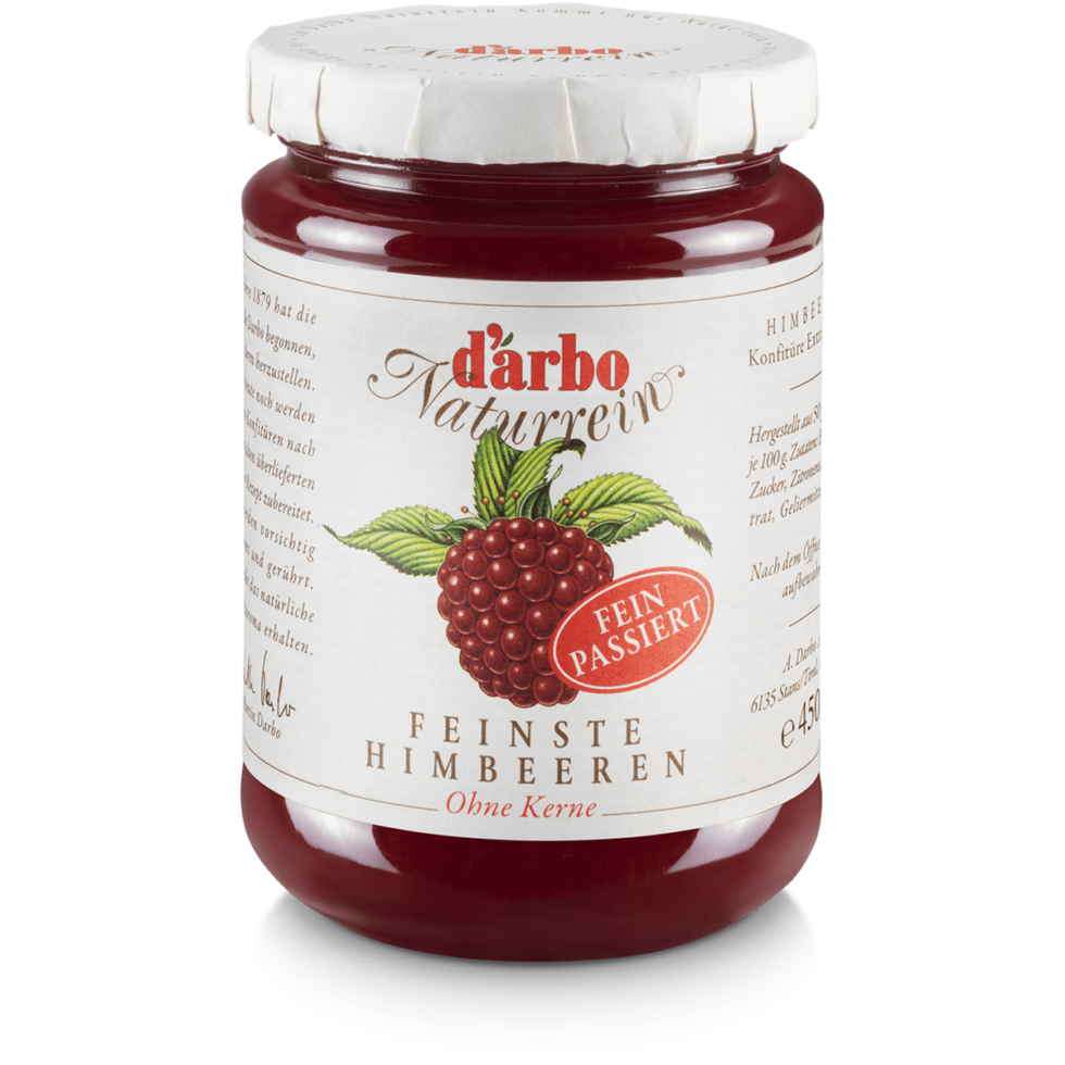 Dárbo Fruchtaufstrich Naturrein Himbeere (Passiert) 450g