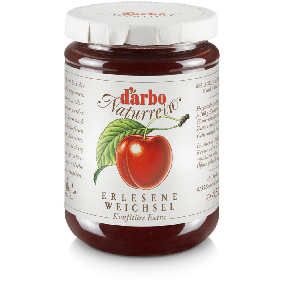 Dárbo Fruchtaufstrich Naturrein Kirsche 450g