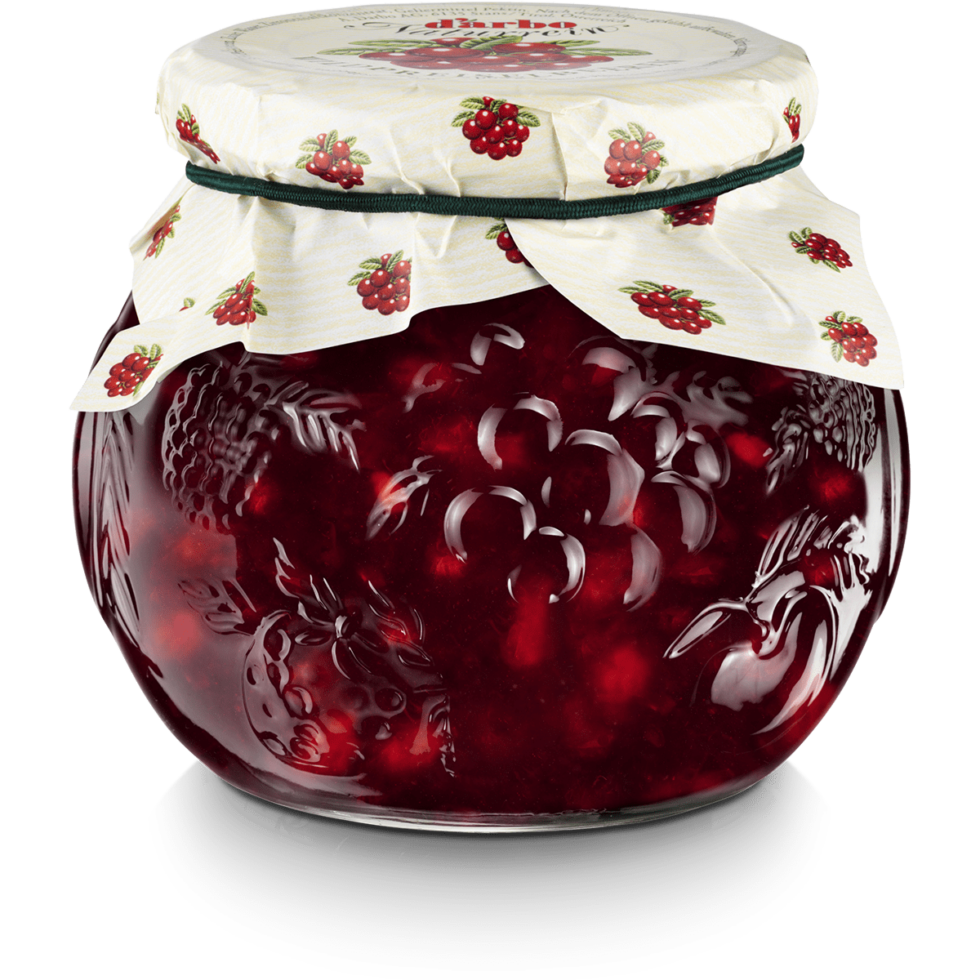 Dárbo Fruchtaufstrich Im Dekorglas Wildpreiselbeere 600g