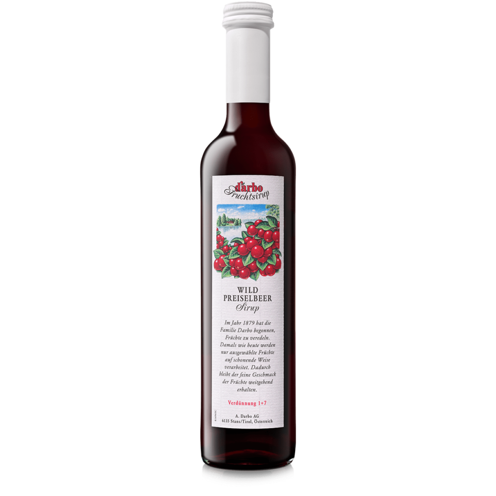 Dárbo Sirup Wildpreiselbeere 500ml