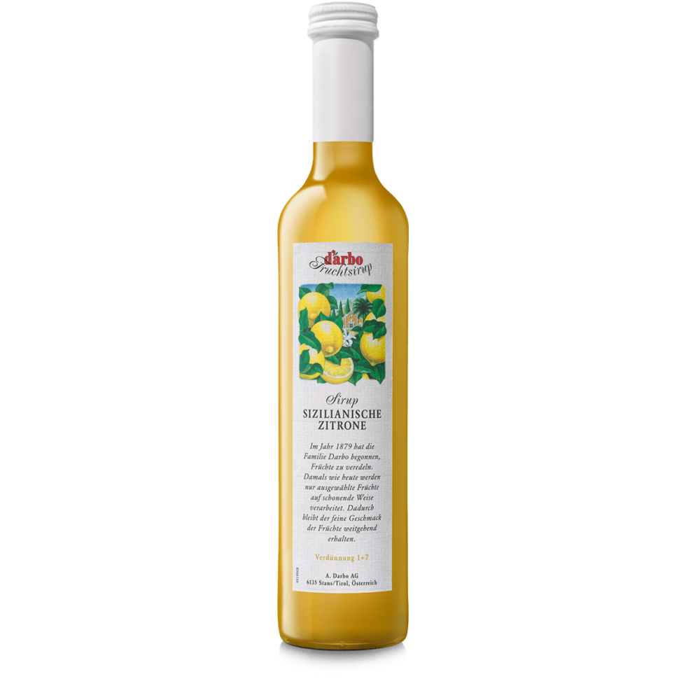 Dárbo Sirup Sizilianische Zitrone 500ml