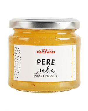 Lazzaris Dolce e Piccante Salsa Birne 250g