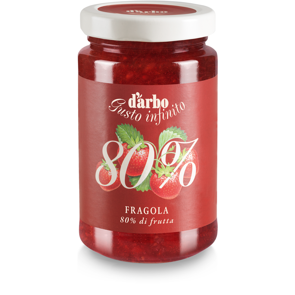 Dárbo Fruchtaufstrich 80% Frucht Erdbeere 250g