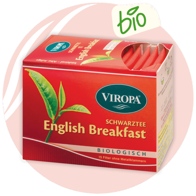 Viropa Bio-Kräutertee Schwarztee English Breakfast 15 Beutel 25,5g