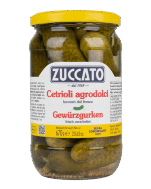 Zuccato Gewürzgurken 670g
