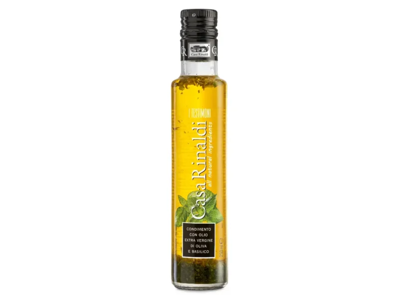 Casa Rinaldi Olivenöl Extra Vergine mit Basilikum 0,25l