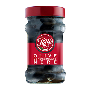 Polli Schwarze Oliven (entsteint) 130g