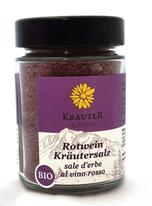 Kräuterschlössl Bio Kröutersalz Rotwein 180g