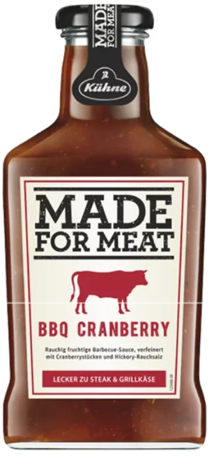 Kühne Made for Meat BBQ Cranberry 375ml