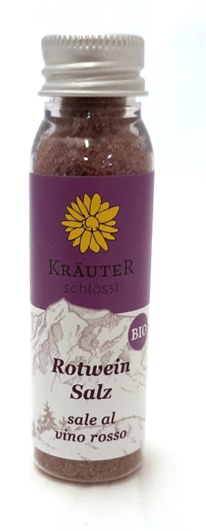 Kräuterschlössl Bio Kräutersalz Rotwein 39g
