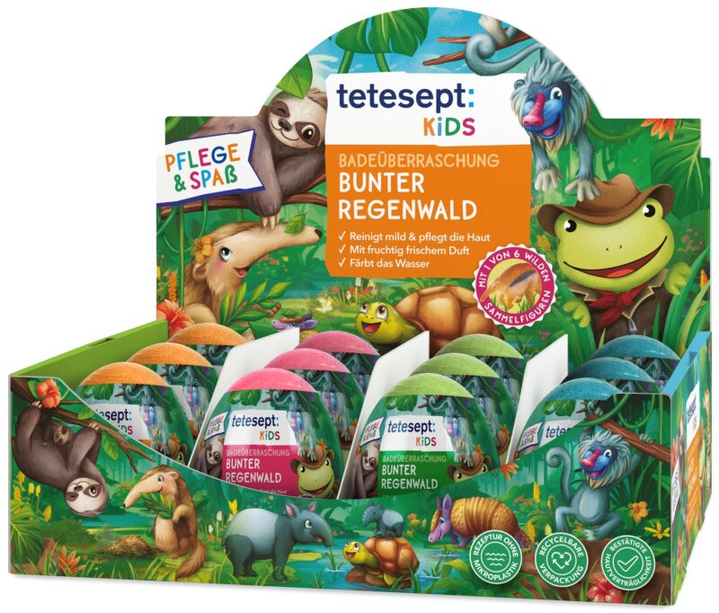 tetesept Badeüberraschung Bunter Regenwald 172g