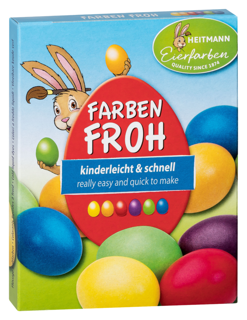 Heitmann Eierfarben Farbenfroh 6 Farben