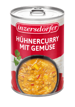 inzersdorfer Hühnercurry mit Gemüse 400g