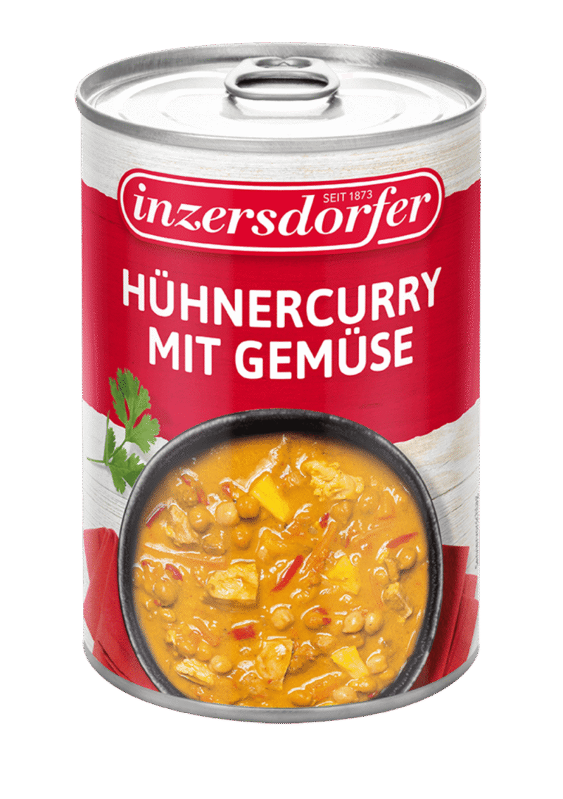 inzersdorfer Hühnercurry mit Gemüse 400g